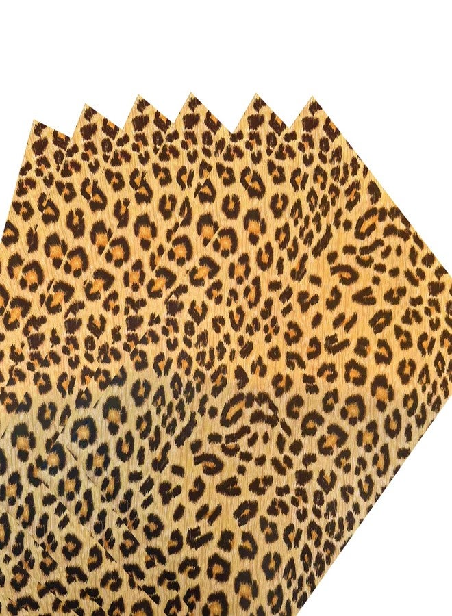 DodelyGz 12Pcs Leopard print Premium Kraft Gift Wrap Paper,Jungle Safari Animal Print Pattern Wrapping Paper for Birthday Holiday Baby Shower Party DIY Gift Packing,20 x 27 Inch - Image 1